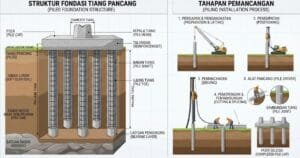Cara Menghitung RAB Fondasi Tiang Pancang Komponen Biaya dan Tips Efisiensi